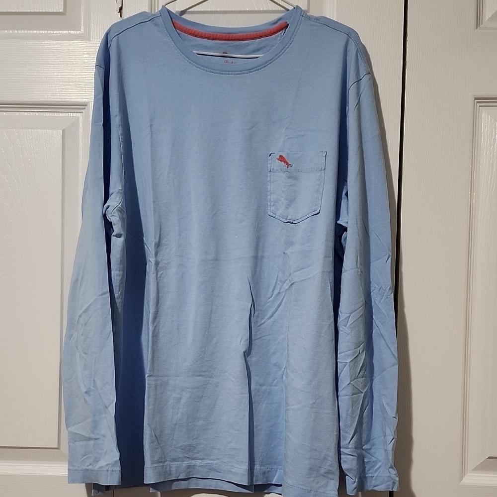 Tommy Bahama Sky Blue Long Sleeve Tee
